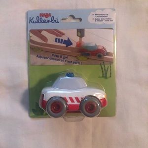 HABA Kullerbu White Ambulance with Momentum Motor